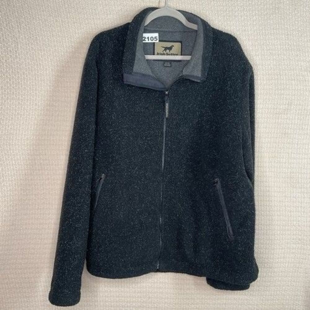 NWOT Irish Setter Full Zip UltraDry Hunting Fleece Sherpa Jacket‎ Men Size XL